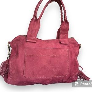 Suede Hand Bag